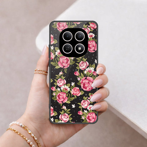 Xiaomi Redmi Note 15 Cover - Floral Series - HQ Ultra Shine Premium Infinity Glass Soft Silicon Borders Case