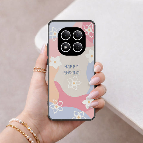 Xiaomi Redmi Note 15 Pro Cover - Happy Series - HQ Ultra Shine Premium Infinity Glass Soft Silicon Borders Case