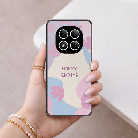 Xiaomi Redmi Note 15 Pro Cover - Happy Series - HQ Ultra Shine Premium Infinity Glass Soft Silicon Borders Case