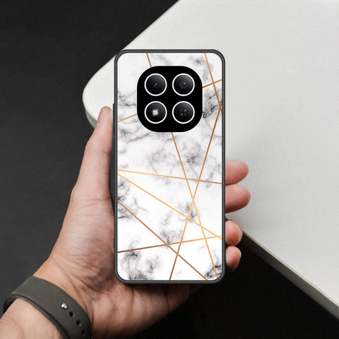 Xiaomi Redmi Note 15 Pro Cover - White Marble Series 2 - HQ Ultra Shine Premium Infinity Glass Soft Silicon Borders Case