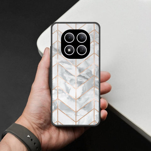 Xiaomi Redmi Note 15 Pro Cover - White Marble Series 2 - HQ Ultra Shine Premium Infinity Glass Soft Silicon Borders Case