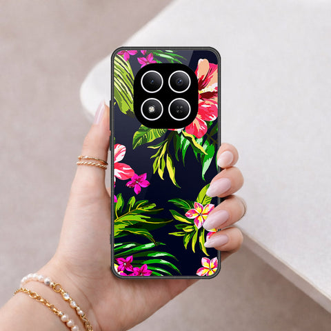 Xiaomi Redmi Note 15 Pro Cover - Floral Series - HQ Ultra Shine Premium Infinity Glass Soft Silicon Borders Case