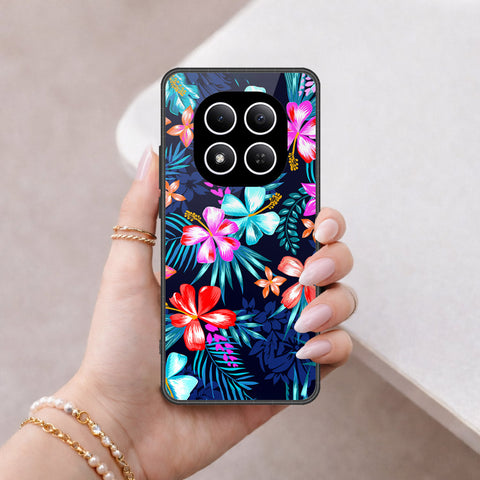 Xiaomi Redmi Note 15 Pro Cover - Floral Series - HQ Ultra Shine Premium Infinity Glass Soft Silicon Borders Case