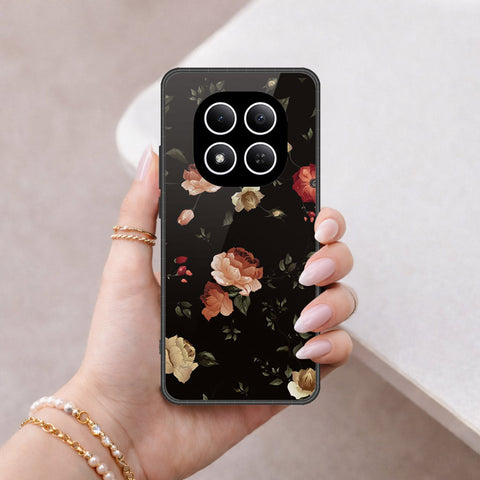 Xiaomi Redmi Note 15 Pro Cover - Floral Series 2 - HQ Ultra Shine Premium Infinity Glass Soft Silicon Borders Case