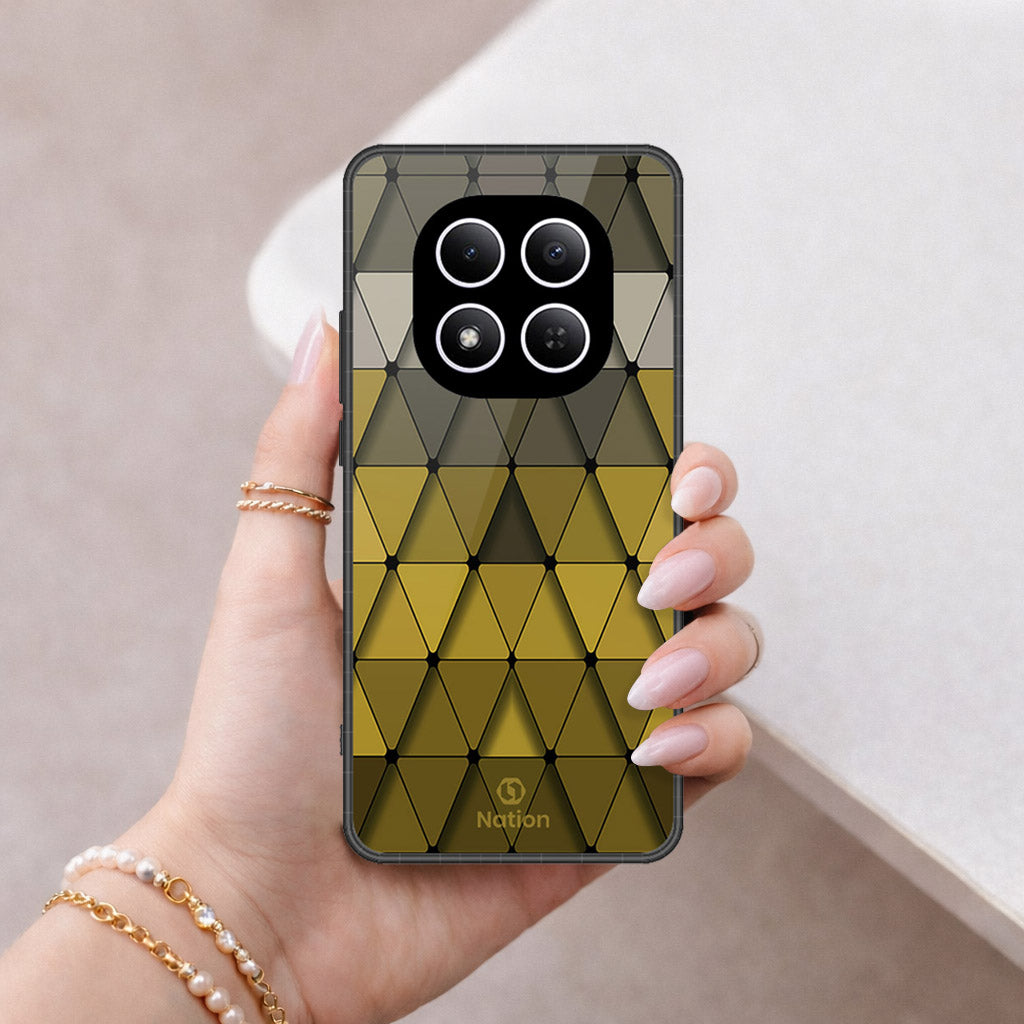 Xiaomi Redmi Note 15 Pro Cover - Onation Pyramid Series - HQ Ultra Shine Premium Infinity Glass Soft Silicon Borders Case
