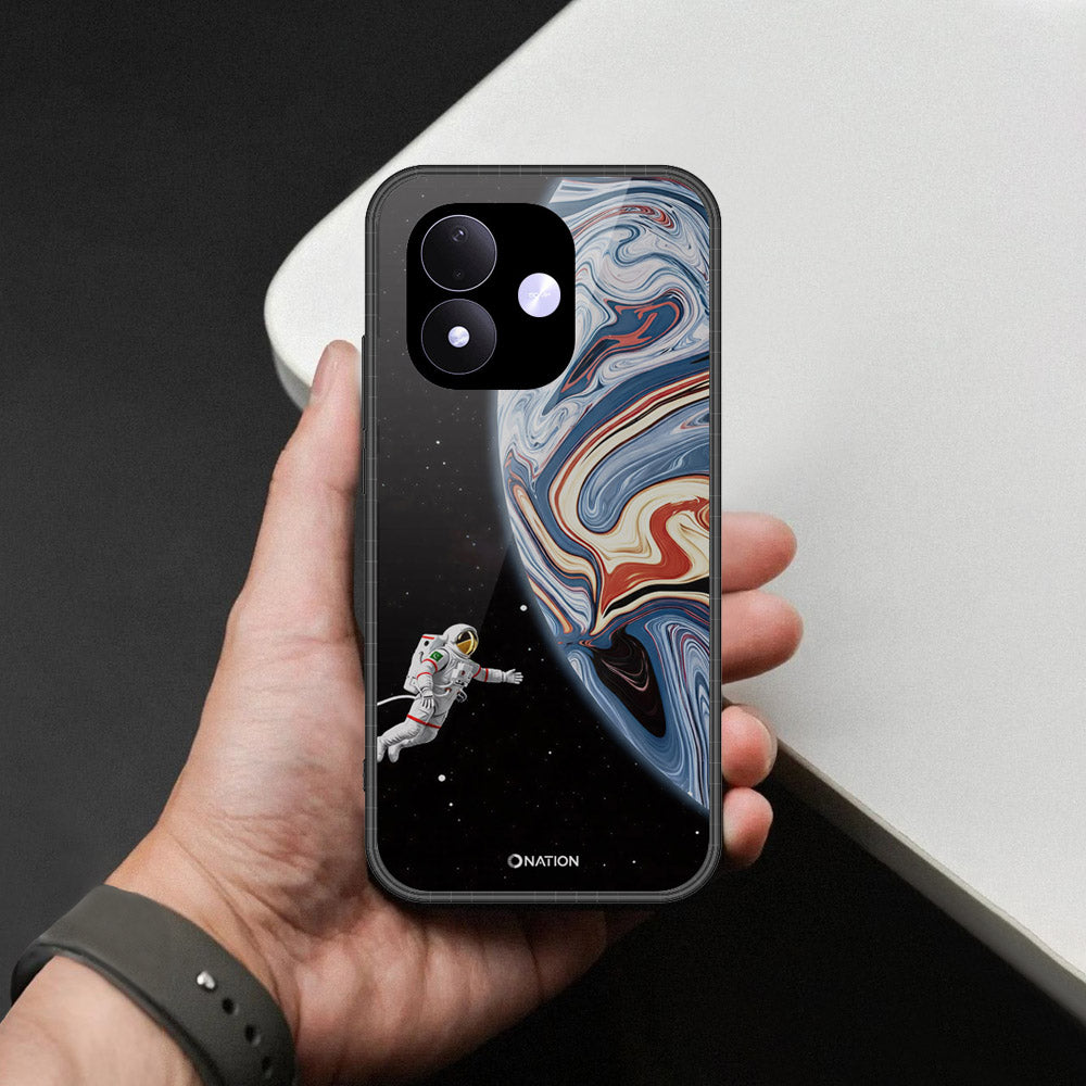 Xiaomi Redmi Note17 Cover - Cosmic Marble Astronaut Design - HQ Premium Shine Durable Shatterproof Case