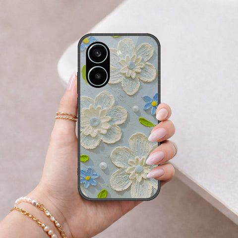 Xiaomi Poco X8 Pro Cover - Floral Series - Design 3 - Sky Blue - HQ Premium Shine Durable Shatterproof Case