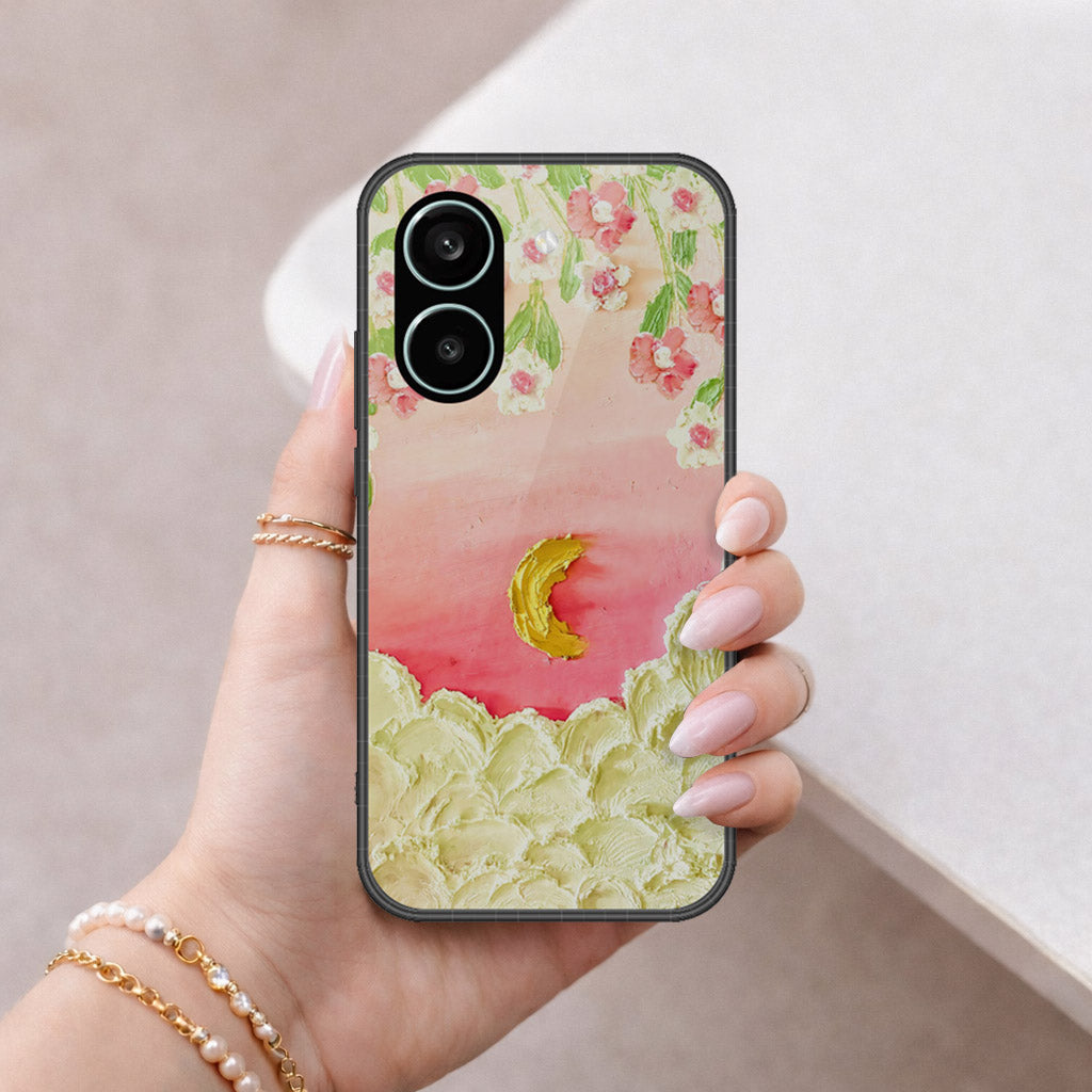 Xiaomi Poco X8 Pro Cover - Floral Series - Design 7 - Pink & Yellow - HQ Premium Shine Durable Shatterproof Case