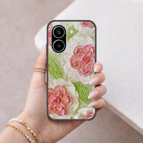 Xiaomi Poco X8 Pro Cover - Floral Series - Design 13 - Offwhite & Green - HQ Premium Shine Durable Shatterproof Case