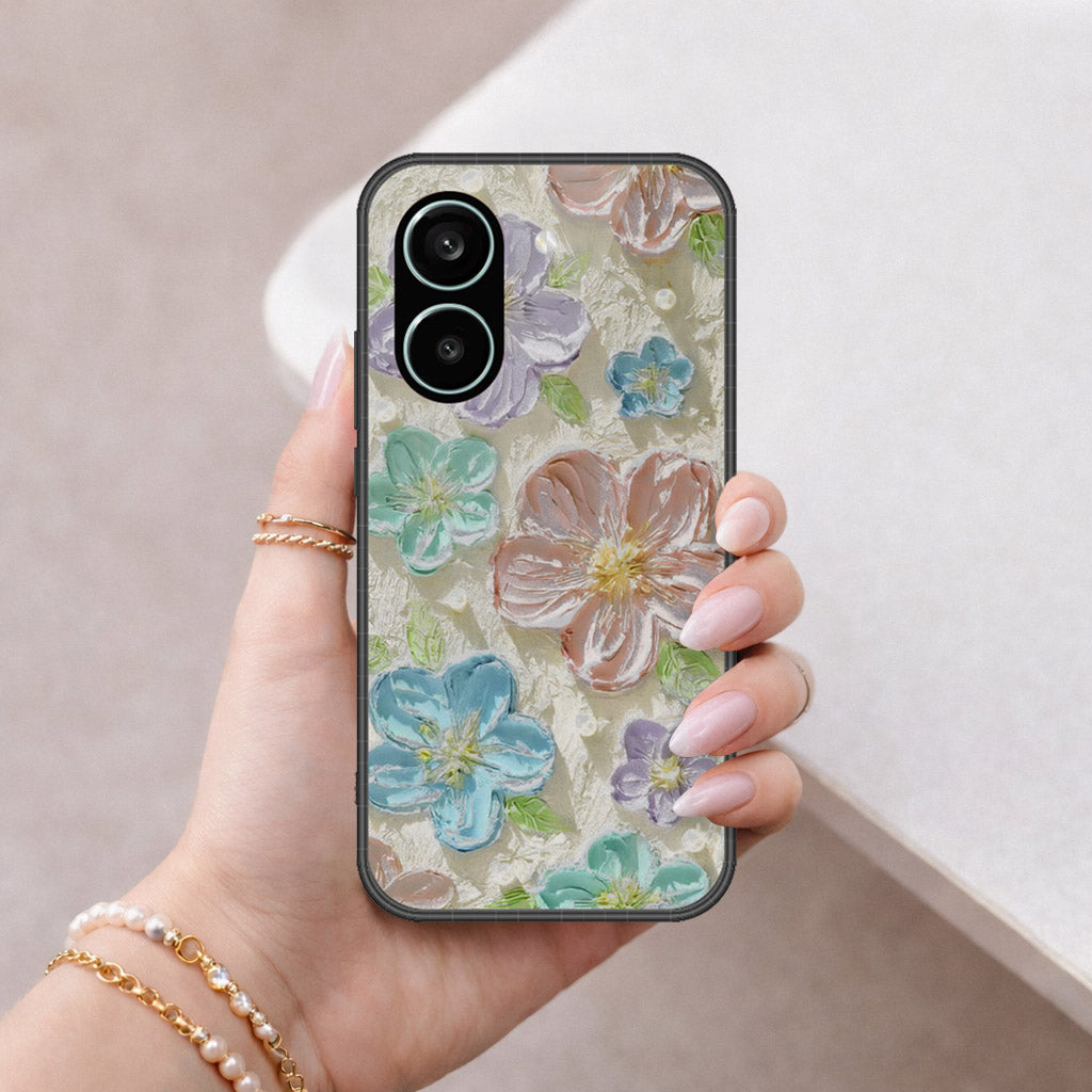 Xiaomi Poco X8 Pro Cover - Floral Series - Design 14 - Blue & Purple - HQ Premium Shine Durable Shatterproof Case