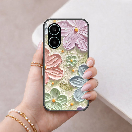 Xiaomi Redmi Turbo 5 Max Cover - Floral Series - Design 15 - Blue & Green - HQ Premium Shine Durable Shatterproof Case