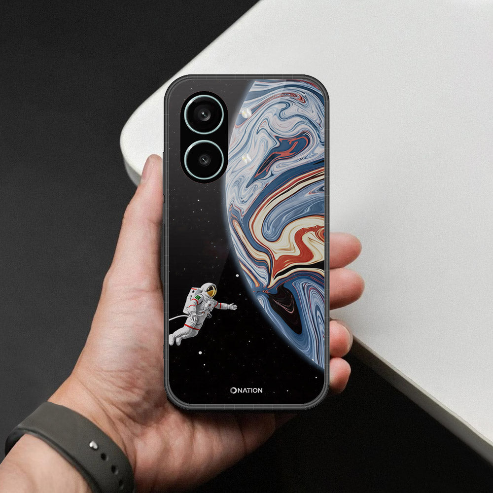 Xiaomi Redmi Turbo 5 Max Cover - Cosmic Marble Astronaut Design - HQ Premium Shine Durable Shatterproof Case