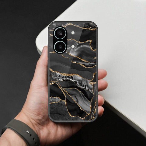 Xiaomi Redmi Turbo 5 Max Cover - Black Marble Series - HQ Premium Shine Durable Shatterproof Case