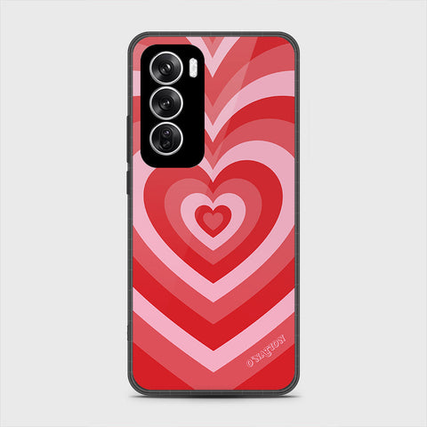 Oppo Reno 12 Cover - O'Nation Heartbeat Series - HQ Premium Shine Durable Shatterproof Case