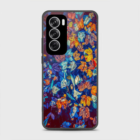 Oppo Reno 12 Cover - Floral Series 2 - HQ Premium Shine Durable Shatterproof Case