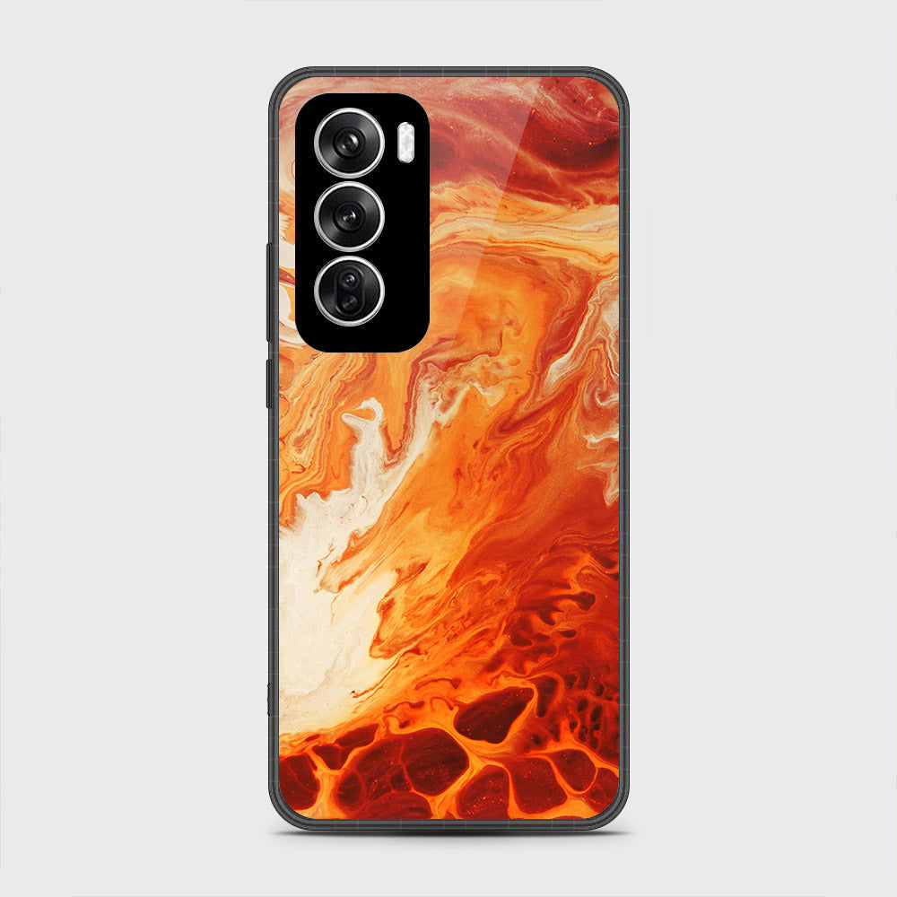 Oppo Reno 12 Cover - Mystic Marble Series - HQ Premium Shine Durable Shatterproof Case