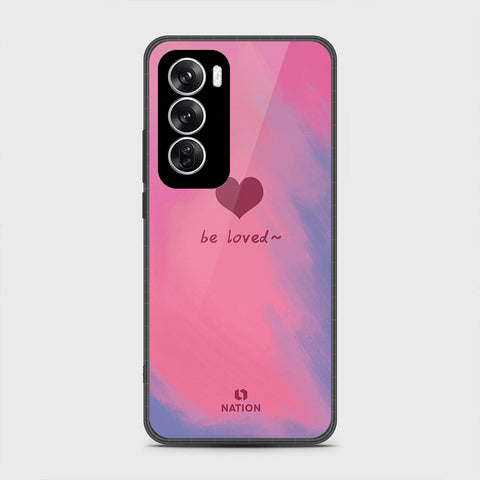 Oppo Reno 12 Cover - Onation Heart Series - HQ Premium Shine Durable Shatterproof Case