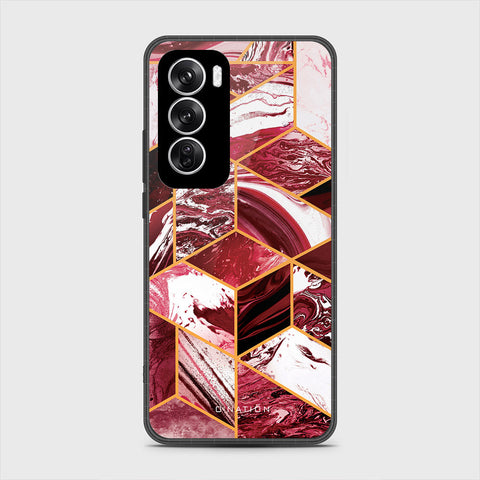 Oppo Reno 12 Cover - O'Nation Shades of Marble Series - HQ Premium Shine Durable Shatterproof Case