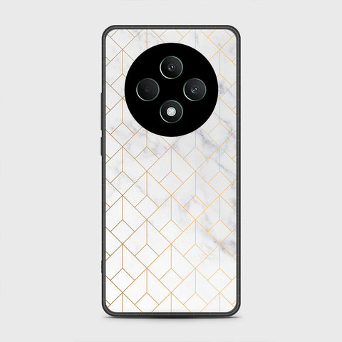 Oppo Reno 12F 4G Cover- White Marble Series 2 - HQ Premium Shine Durable Shatterproof Case