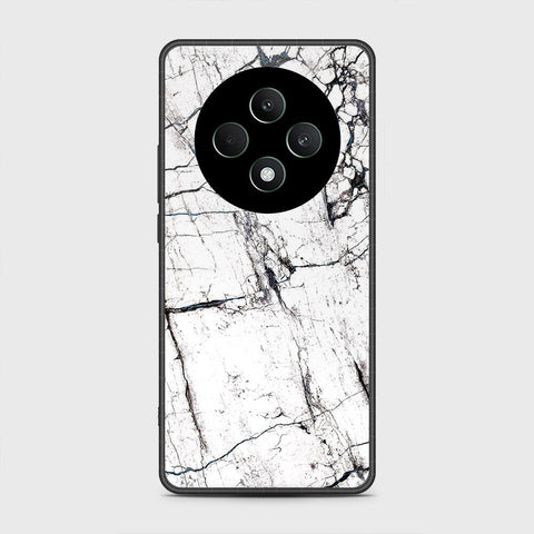 Oppo Reno 12F 4G Cover- White Marble Series 2 - HQ Premium Shine Durable Shatterproof Case