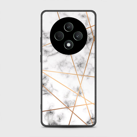 Oppo Reno 12F 4G Cover- White Marble Series 2 - HQ Premium Shine Durable Shatterproof Case