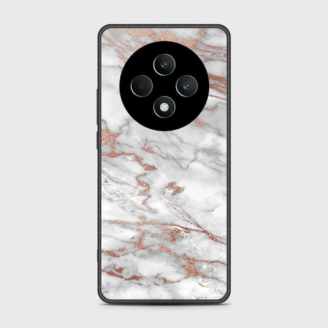 Oppo Reno 12F 4G Cover- White Marble Series 2 - HQ Premium Shine Durable Shatterproof Case