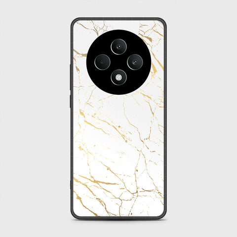Oppo Reno 12F 4G Cover- White Marble Series 2 - HQ Premium Shine Durable Shatterproof Case
