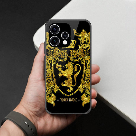 Oppo Reno 15c Cover - Gold Series - HQ Ultra Shine Premium Infinity Glass Soft Silicon Borders Case