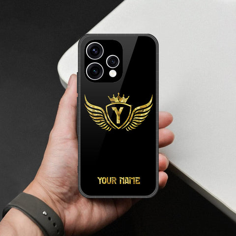 Oppo Reno 15c Cover - Gold Series - HQ Ultra Shine Premium Infinity Glass Soft Silicon Borders Case