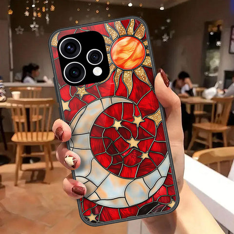 Oppo Reno 15 Cover - Celestial Starry Universe Series - HQ Ultra Shine Premium Infinity Glass Soft Silicon Borders Case