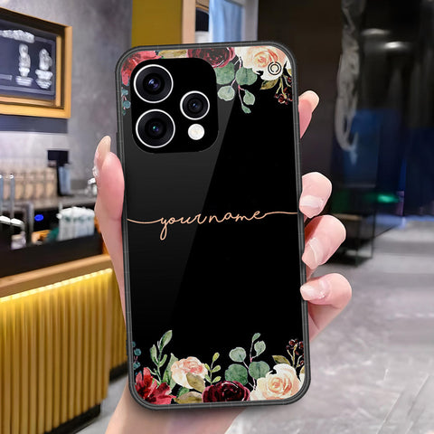 Oppo Reno 15 Cover - ONation Your Name Series - HQ Ultra Shine Premium Infinity Glass Soft Silicon Borders Case