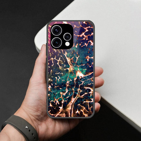 Oppo Reno 15 Cover - Colorful Marble Series - HQ Ultra Shine Premium Infinity Glass Soft Silicon Borders Case