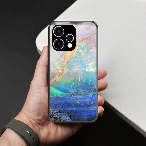 Oppo Reno 15c Cover - Colorful Marble Series - HQ Ultra Shine Premium Infinity Glass Soft Silicon Borders Case