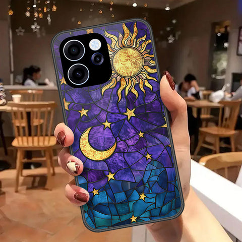 Oppo Reno 15FS Cover - Celestial Starry Universe Series - HQ Ultra Shine Premium Infinity Glass Soft Silicon Borders Case