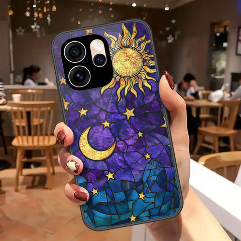 Oppo Reno 15 Pro Cover - Celestial Starry Universe Series - HQ Ultra Shine Premium Infinity Glass Soft Silicon Borders Case