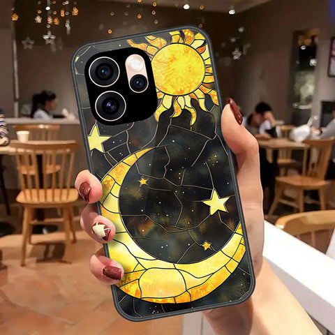 Oppo Reno 15 Pro Cover - Celestial Starry Universe Series - HQ Ultra Shine Premium Infinity Glass Soft Silicon Borders Case