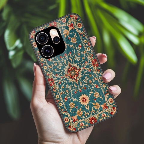 Oppo Reno 15 Pro Mini Cover - ONation Persian Rugs Series 2 - HQ Ultra Shine Premium Infinity Glass Soft Silicon Borders Case