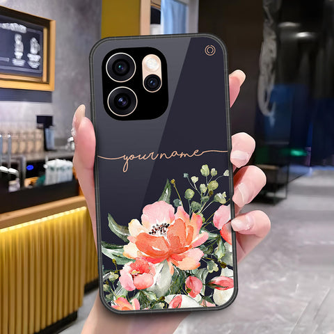 Oppo Reno 15 Pro Cover - ONation Your Name Series - HQ Ultra Shine Premium Infinity Glass Soft Silicon Borders Case