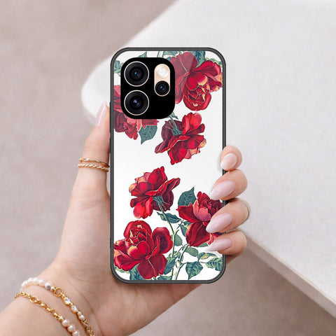 Oppo Reno 15 Pro Cover - Floral Series 2 - HQ Ultra Shine Premium Infinity Glass Soft Silicon Borders Case