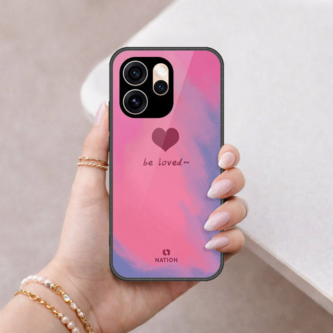Oppo Reno 15 Pro Cover - Onation Heart Series - HQ Ultra Shine Premium Infinity Glass Soft Silicon Borders Case