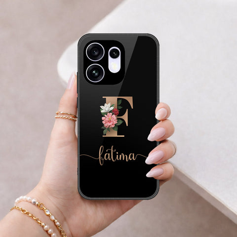 Oppo Reno 16 Cover - Personalized Alphabet Series - HQ Premium Shine Durable Shatterproof Case