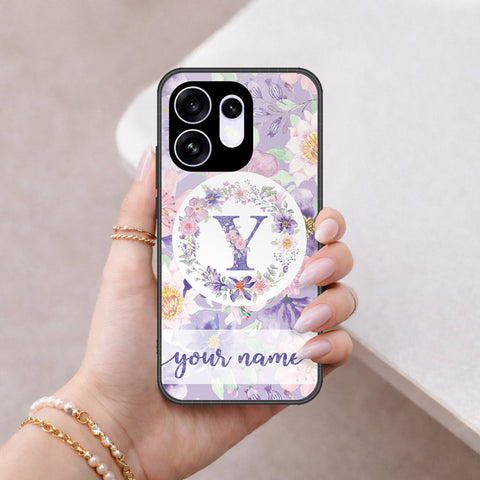 Oppo Reno 16 Cover - Personalized Alphabet Series - HQ Premium Shine Durable Shatterproof Case