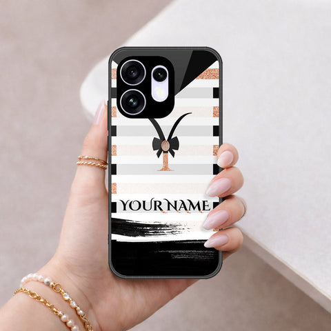 Oppo Reno 16 Cover - Personalized Alphabet Series - HQ Premium Shine Durable Shatterproof Case