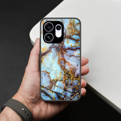Oppo Reno 16 Cover - Colorful Marble Series - HQ Premium Shine Durable Shatterproof Case