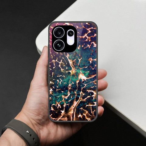 Oppo Reno 16 Cover - Colorful Marble Series - HQ Premium Shine Durable Shatterproof Case