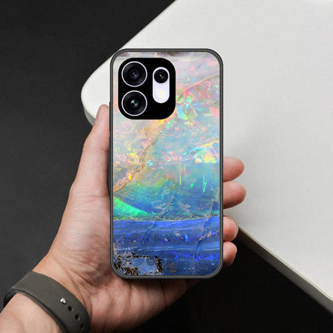 Oppo Reno 16 Cover - Colorful Marble Series - HQ Premium Shine Durable Shatterproof Case