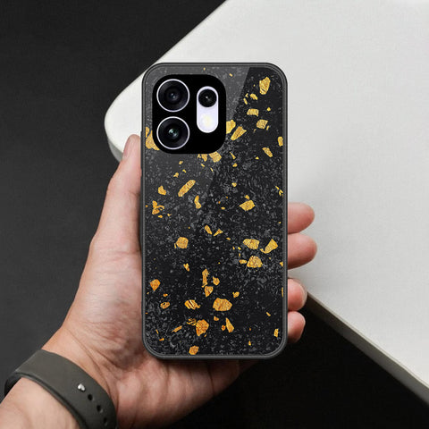 Oppo Reno 16 Cover - Black Marble Series - HQ Premium Shine Durable Shatterproof Case