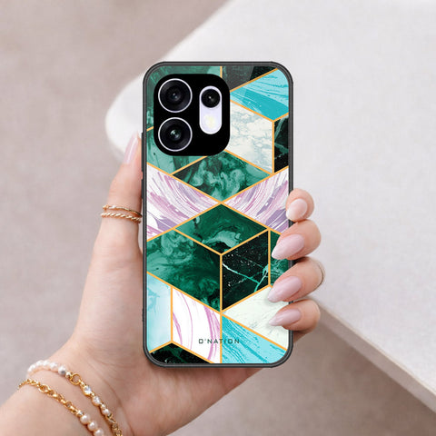 Oppo Reno 16 Cover - O'Nation Shades of Marble Series - HQ Premium Shine Durable Shatterproof Case