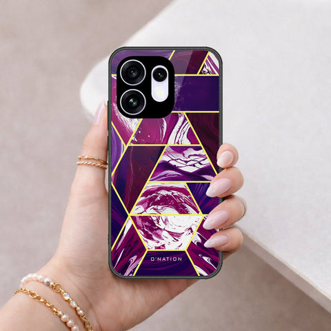 Oppo Reno 16 Cover - O'Nation Shades of Marble Series - HQ Premium Shine Durable Shatterproof Case