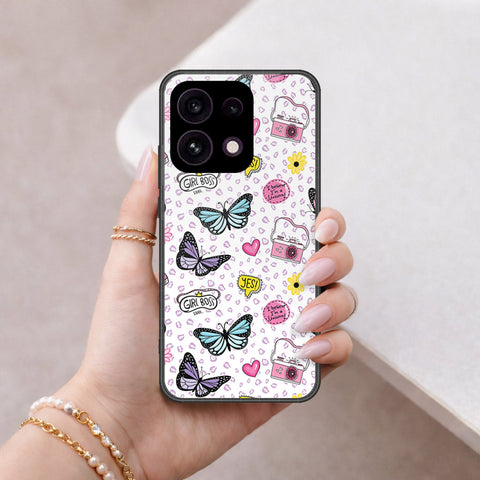 Oppo Reno 16F 5G Cover - Vanilla Dream Series - HQ Ultra Shine Premium Infinity Glass Soft Silicon Borders Case